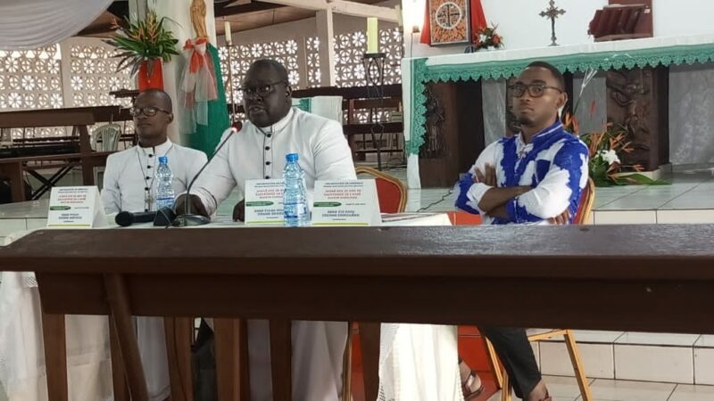 Paroisse Saint André : célébration du jubilé des 20 ans de sacerdoce de l’abbé Ruffin NGOUBOU