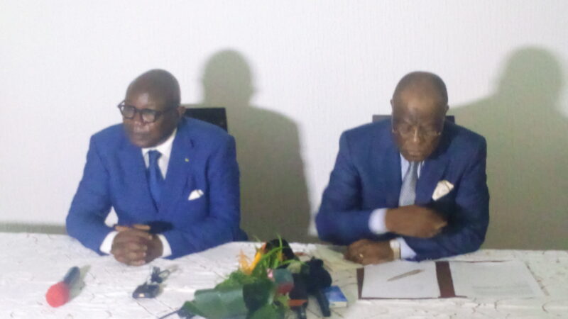 Pierre Claver Maganga Moussavou et Albert Ondo Ossa boudent les conclusions du Dialogue National Inclusif