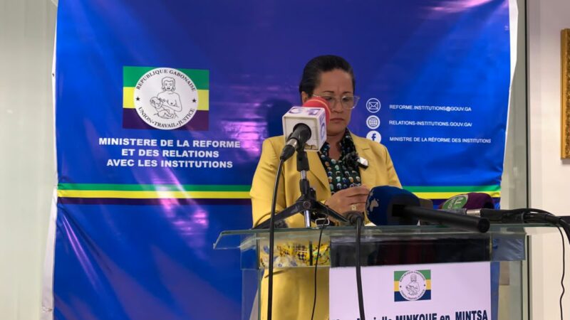 Murielle Minkoue épse Mintsa détaille les étapes des élections législatives et locales