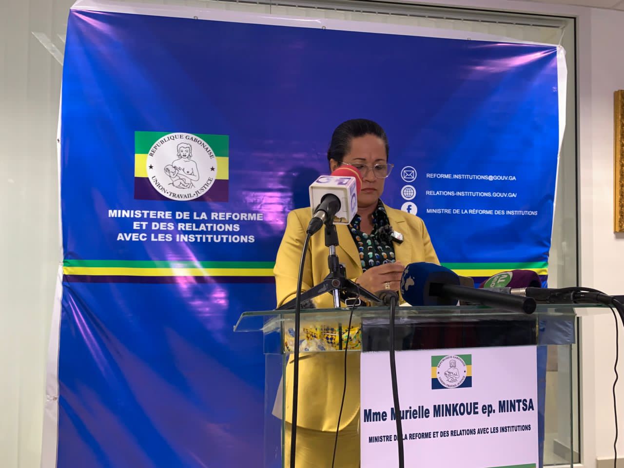 Murielle Minkoue épse Mintsa détaille les étapes des élections législatives et locales